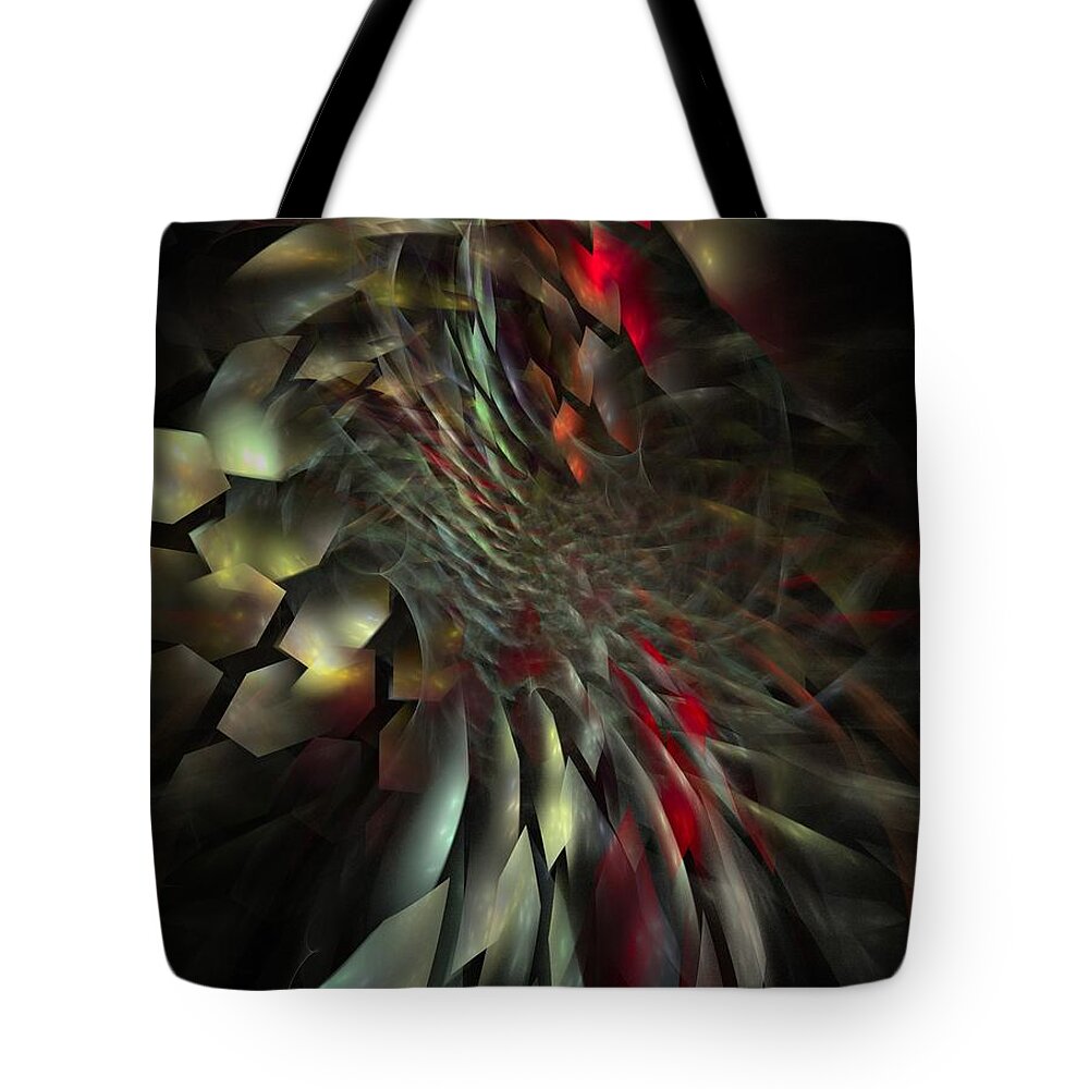Consciousness Tote Bag featuring the digital art My Own Way To Burn by Nirvana Blues