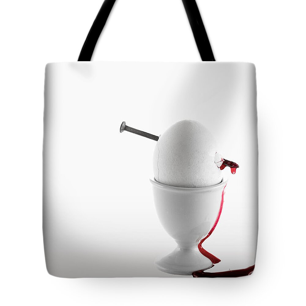 Abortion Tote Bag featuring the photograph Nailed by Gert Lavsen