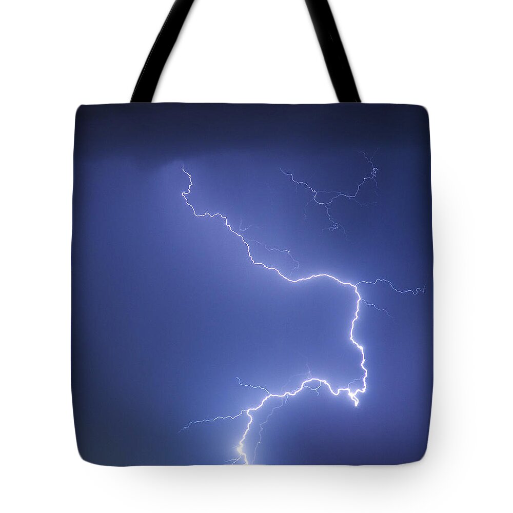 City Tote Bag featuring the photograph Nature Strikes by James BO Insogna