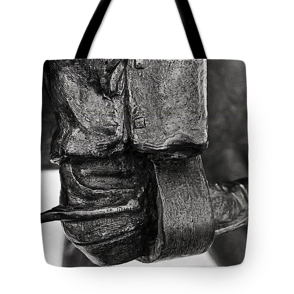 Architecture Art Tote Bag featuring the photograph Never Met A Man He Didn't Like by Melany Sarafis