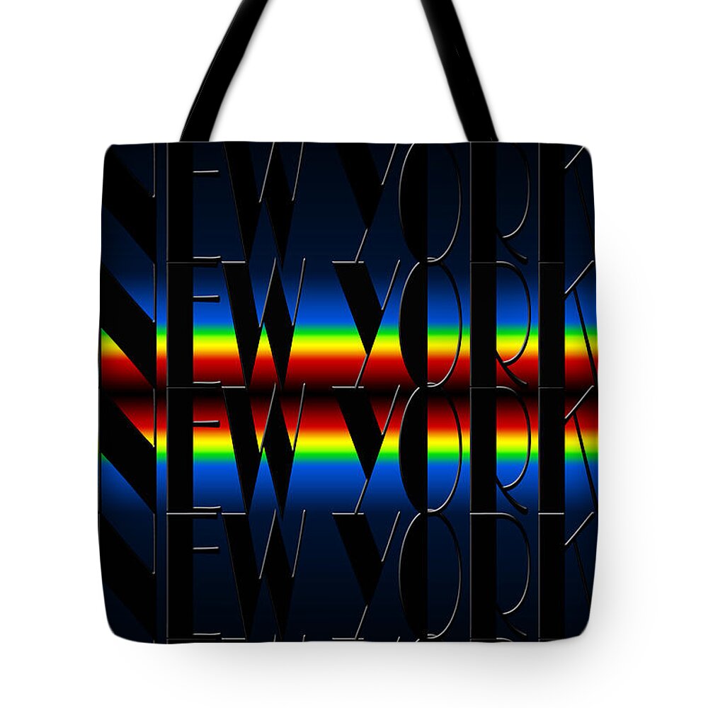 New York Tote Bag featuring the photograph New York Poster by Andrew Fare