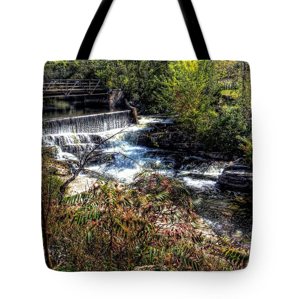Xdop Tote Bag featuring the photograph Not Buttermilk Falls by John Herzog