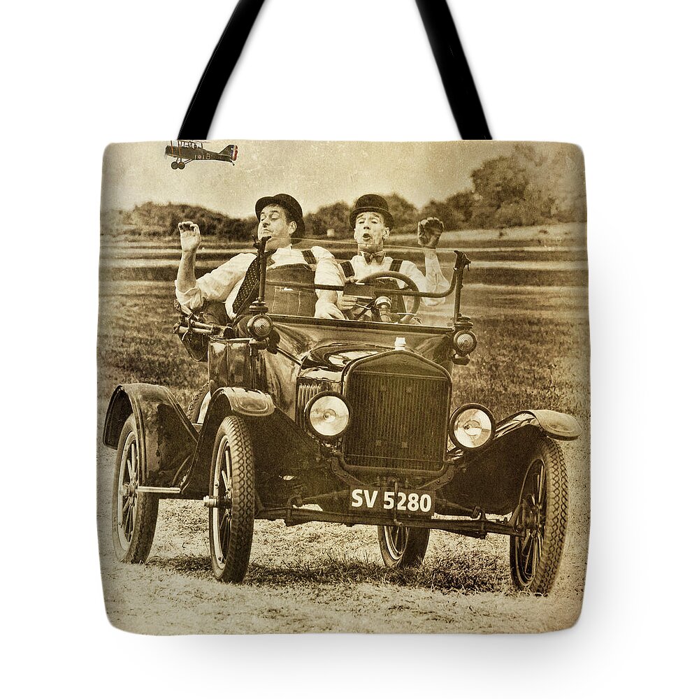 Laurel Tote Bag featuring the photograph Not Likely Laurel and Hardly Hardy by Chris Lord