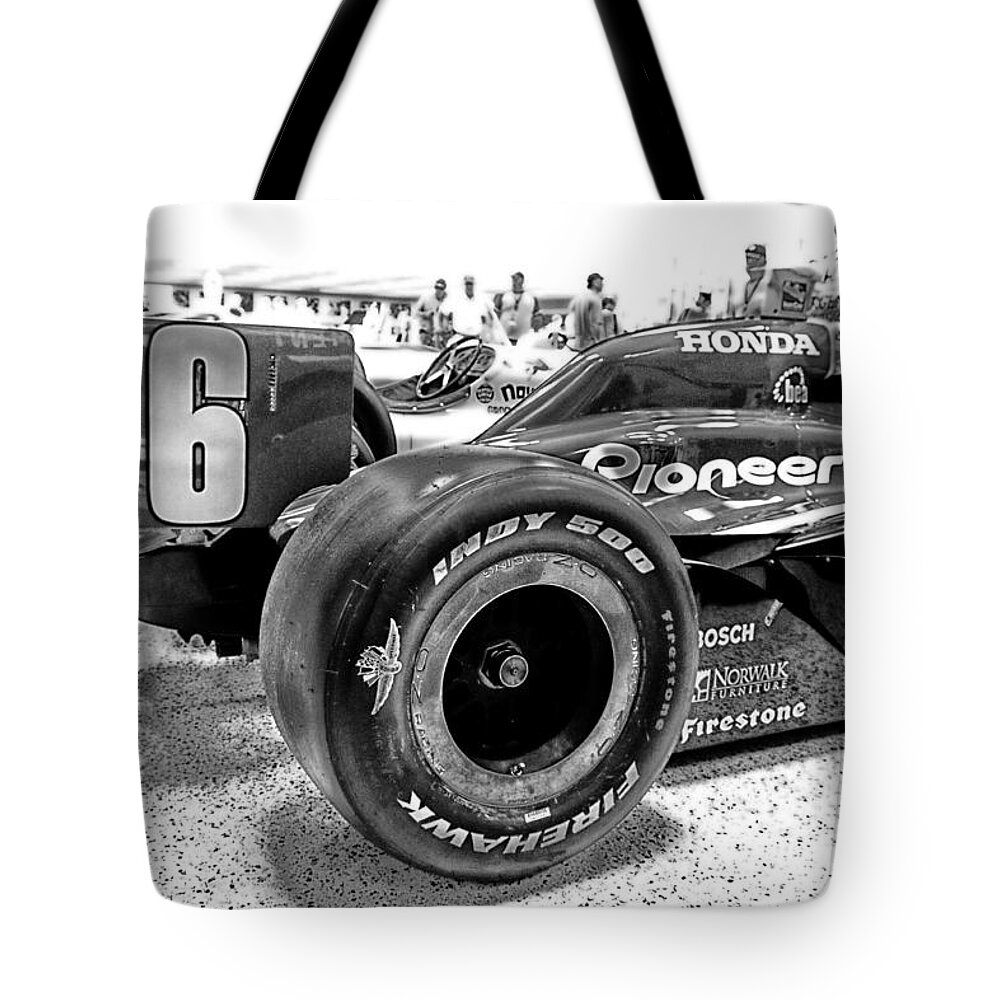 Indy Tote Bag featuring the photograph Number 16 Indy by Lauri Novak