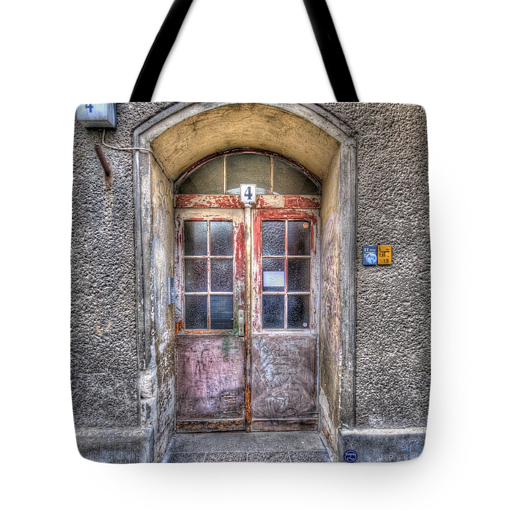 Architecture Tote Bag featuring the photograph Number 4 by Nathan Wright