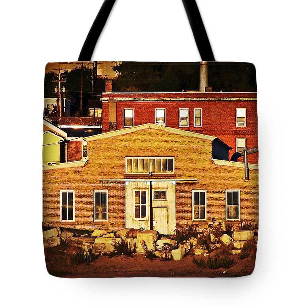 Kewaunee Tote Bag featuring the photograph Of Days Gone By by Bill Pevlor