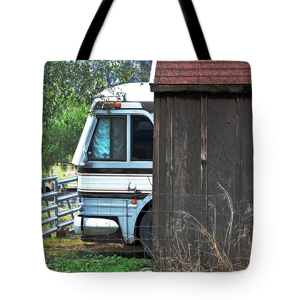 Motor Home Tote Bag featuring the photograph Old and New by Bill Owen