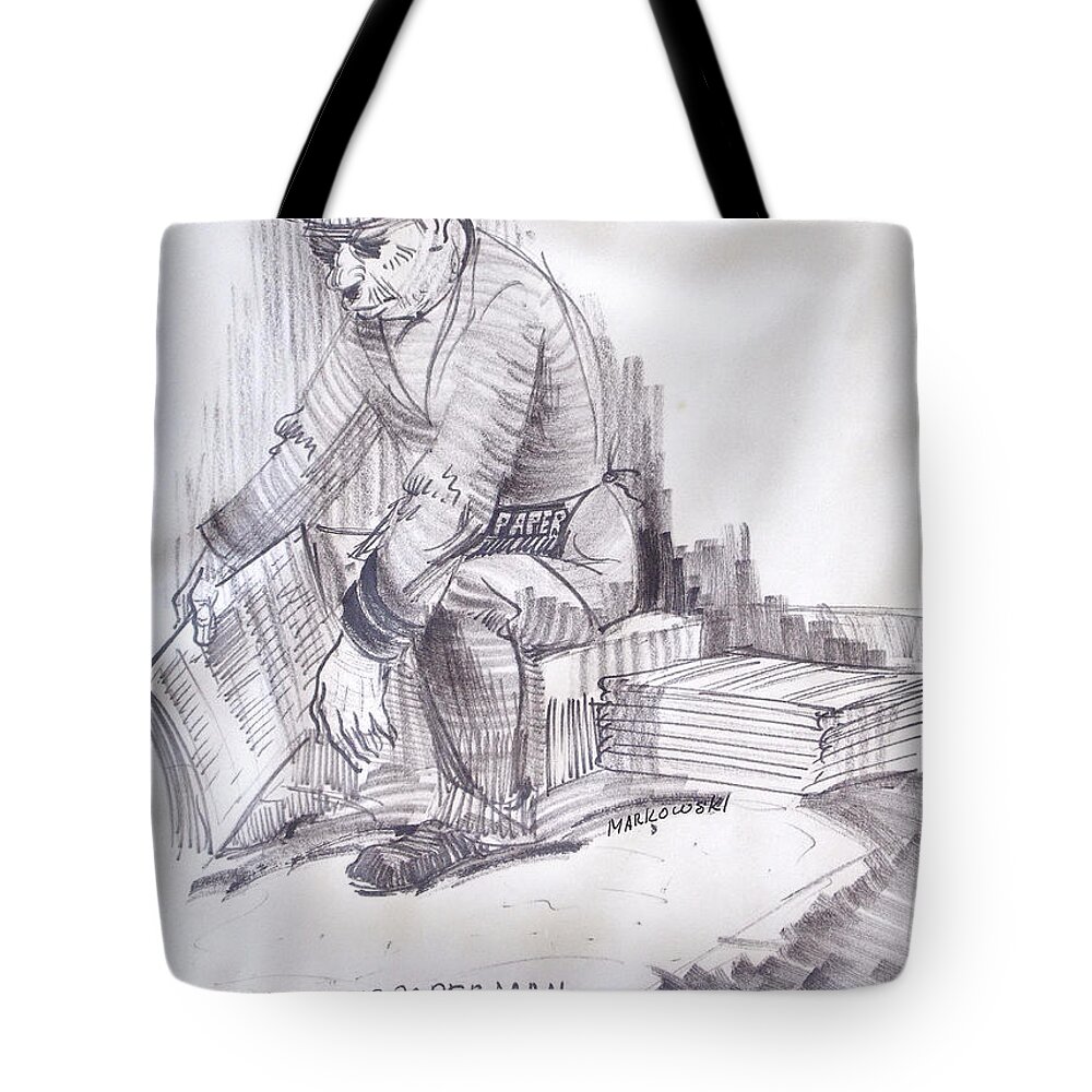 Still life with the newspapier Tote Bag by Dusia Helenka - Pixels Merch