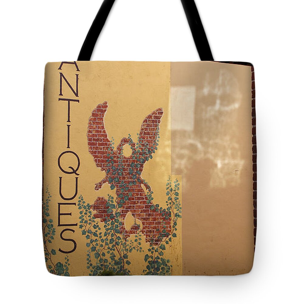 Old Tote Bag featuring the photograph Old Town Grants Pass Detail by Mick Anderson