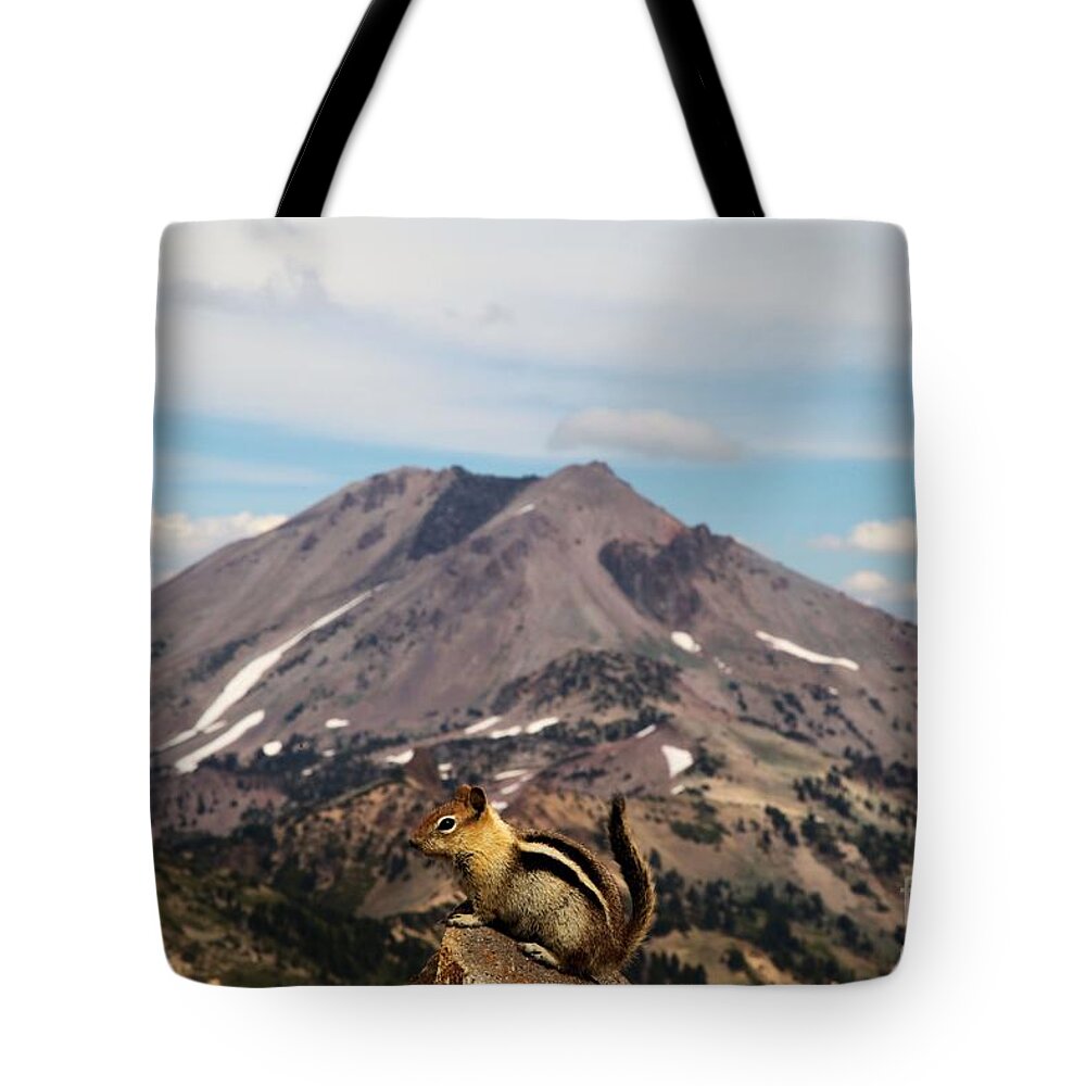 Lassen Volcanic National Park Tote Bag featuring the photograph On Top Of The World by Adam Jewell