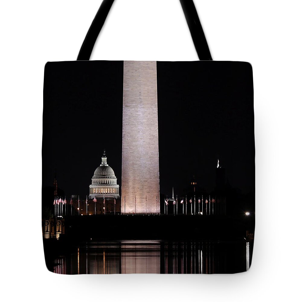 Washington Dc Tote Bag featuring the photograph One Nation by Kim Hojnacki