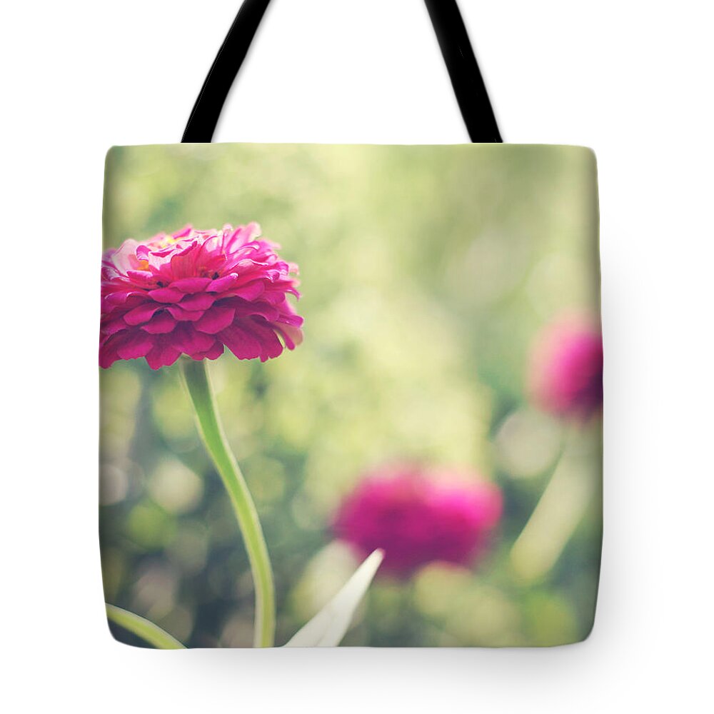Pink Flowers Tote Bag featuring the photograph Ophelia by Amy Tyler