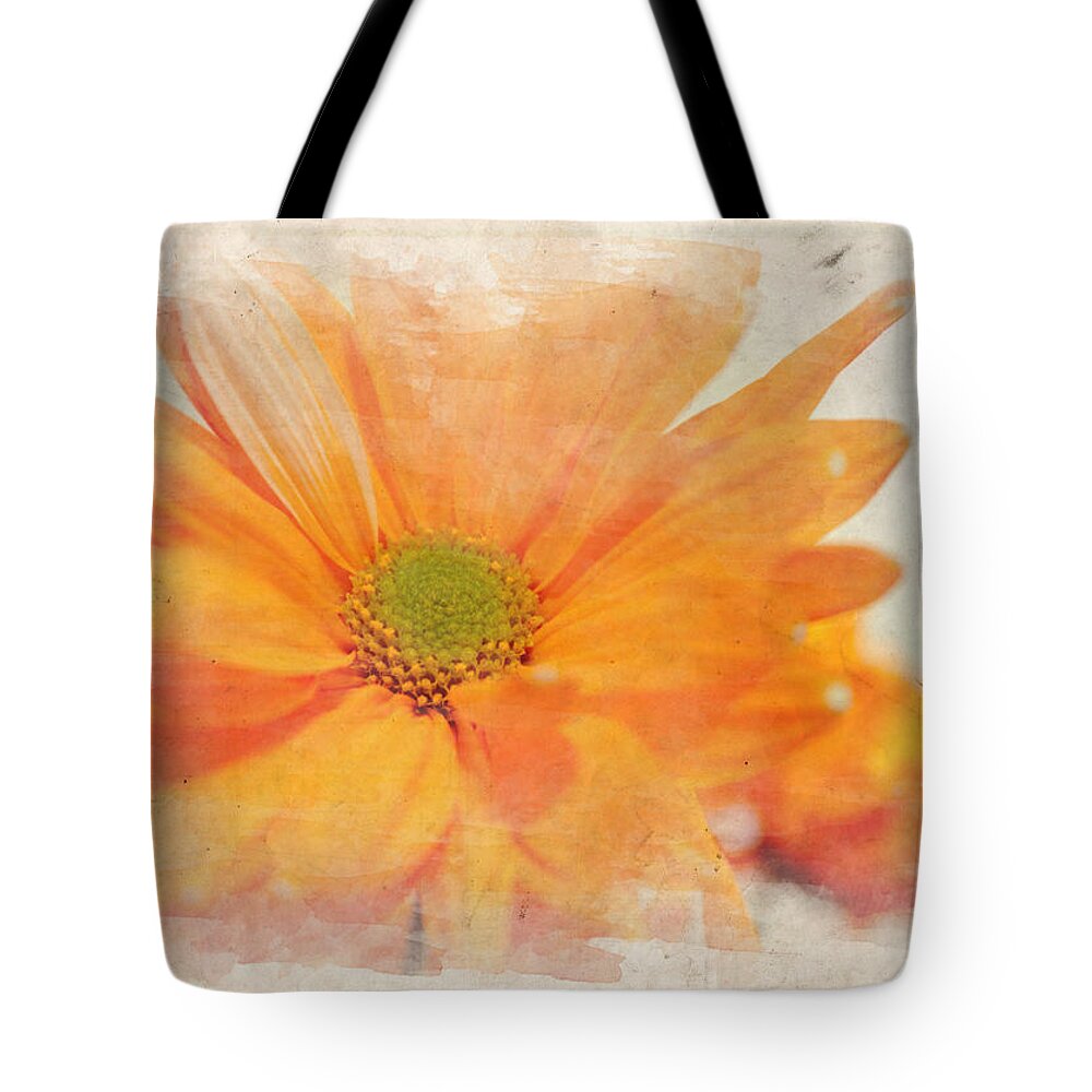 Beautiful Tote Bag featuring the photograph Orange Daisy by Ricky Barnard
