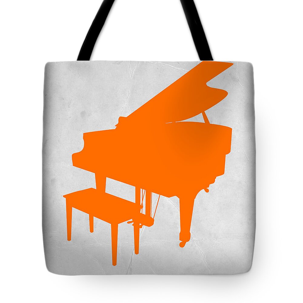 Orange Piano Tote Bag by Naxart Studio - Fine Art America