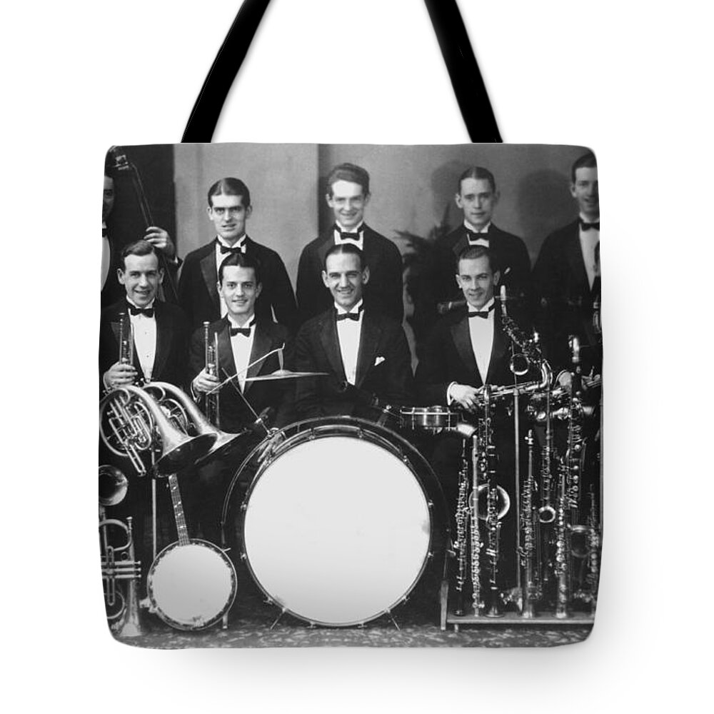 Orchestra Tote Bag featuring the photograph Orchestra by Omikron