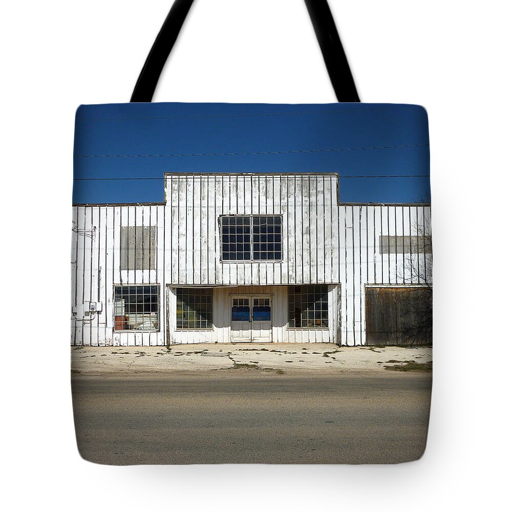 Garage Tote Bag featuring the photograph Out Of Business by Tim Nyberg