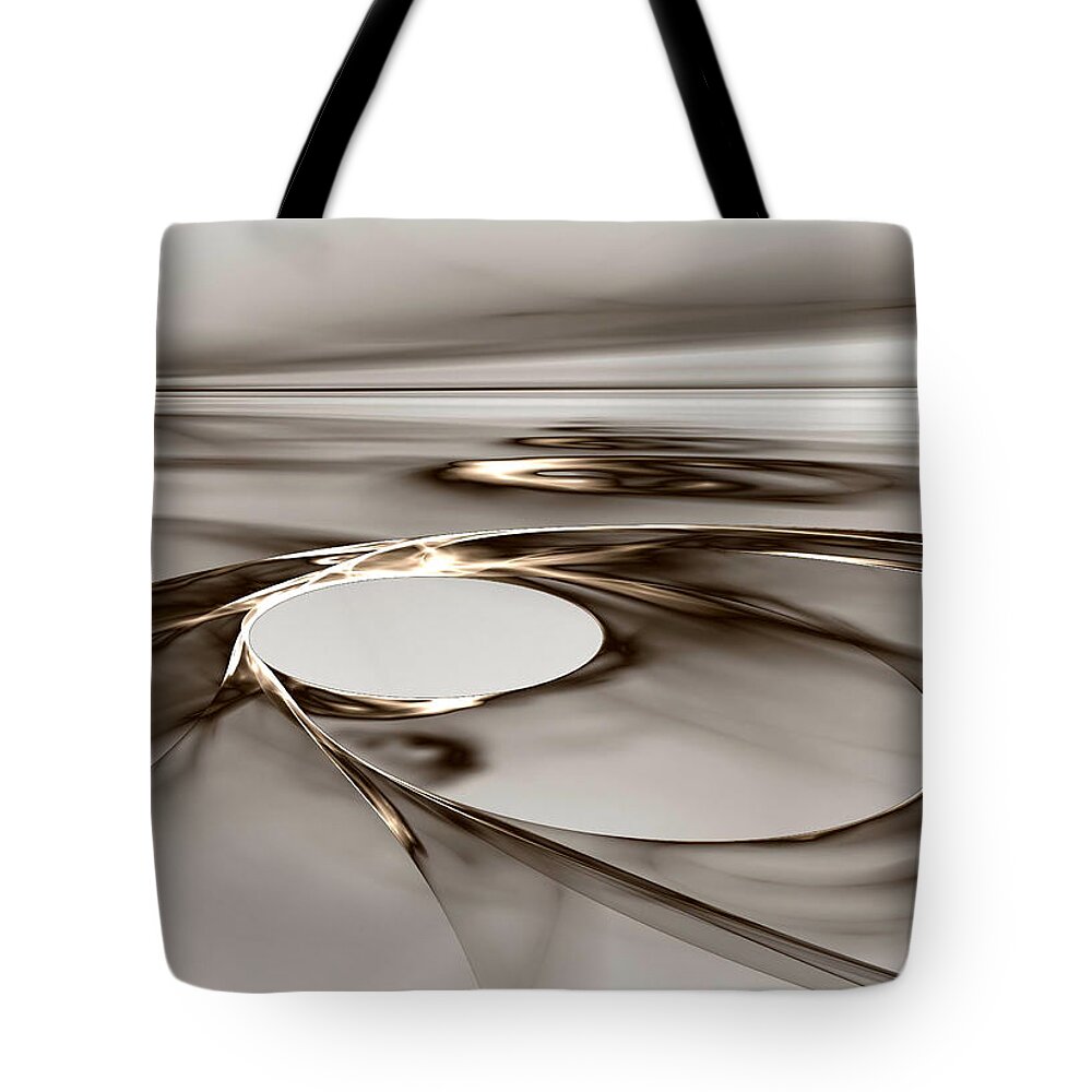 Apophysis Tote Bag featuring the digital art Outer Limits by Richard Ortolano