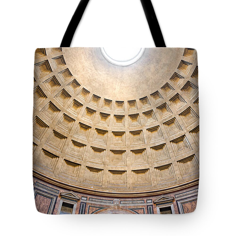 Amphitheater Tote Bag featuring the photograph Pantheon by Luciano Mortula