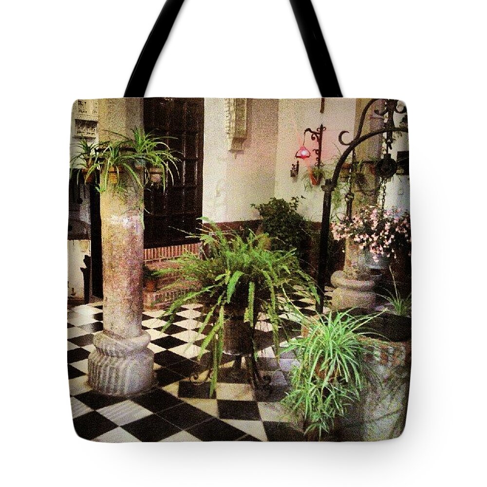 Instagramerslatino Tote Bag featuring the photograph Patio Toledano 2 by Javier Moreno 