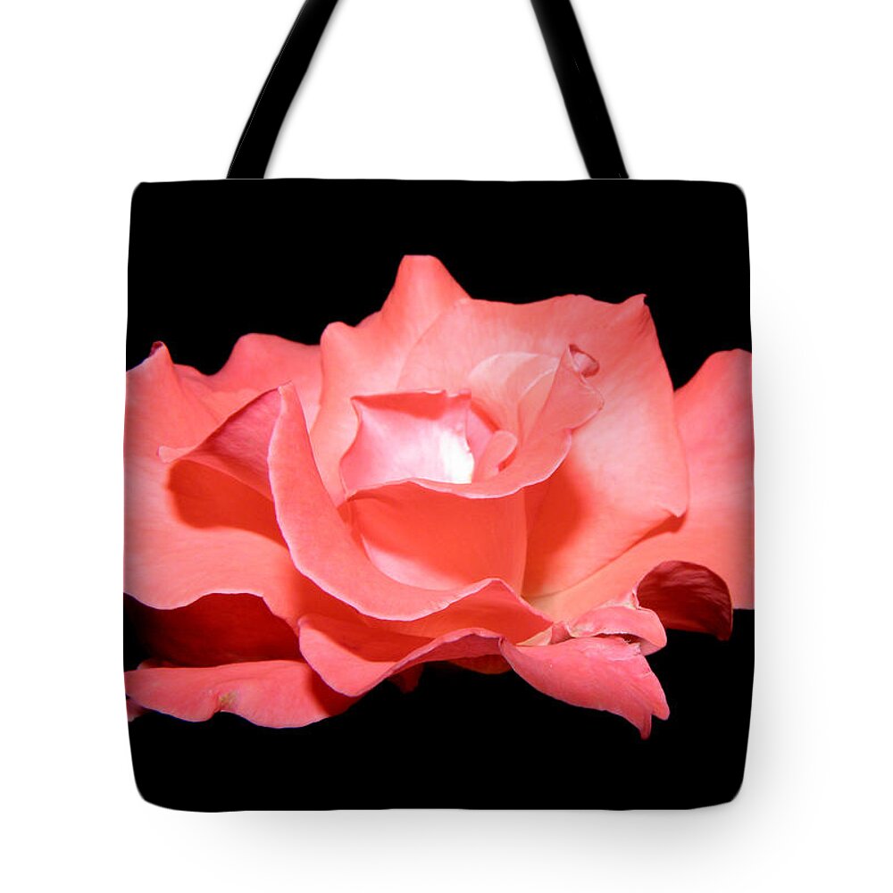 Flower Tote Bag featuring the photograph Pink Floater by Kim Galluzzo