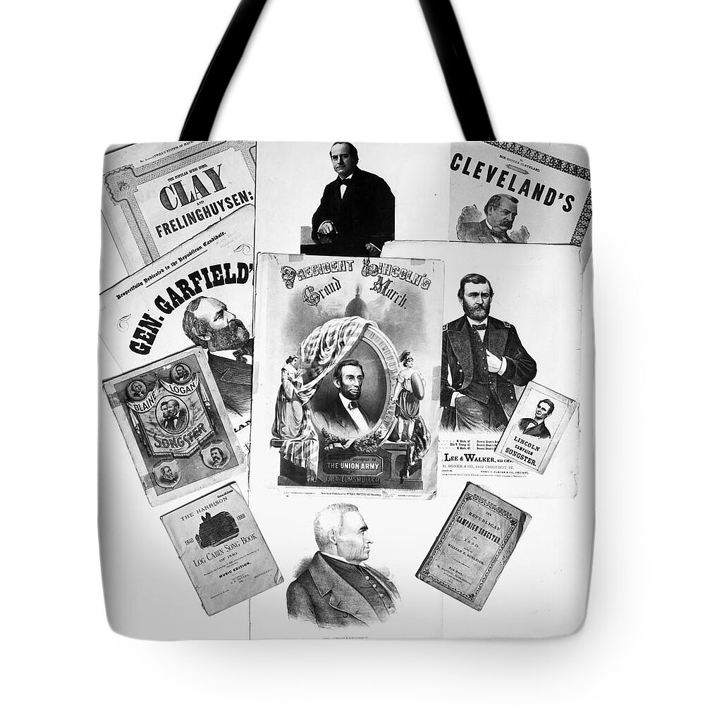 19th Century Tote Bag featuring the photograph Presidential Campaigns by Granger