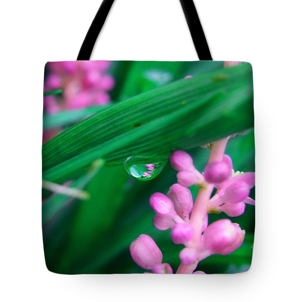 Landscape Tote Bag featuring the photograph Pretty in Pink by Peggy Franz