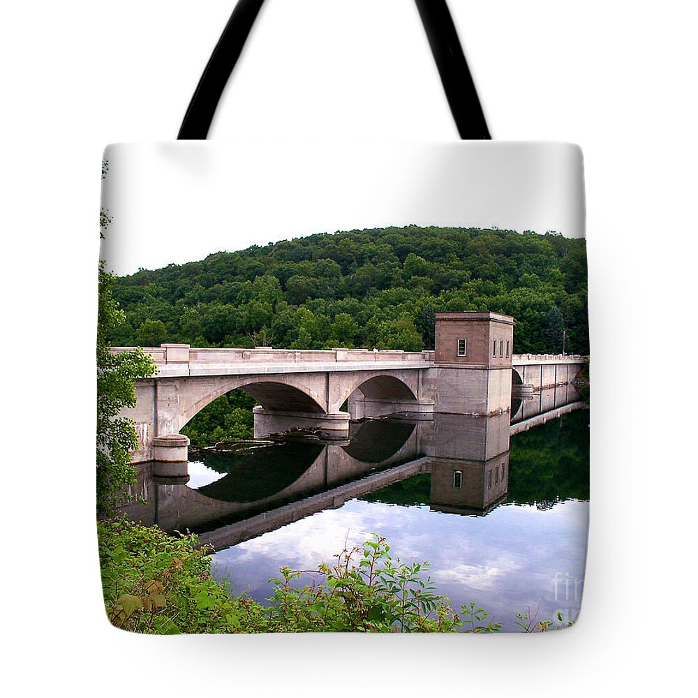 Dam Tote Bag featuring the photograph Prettyboy Dam by Mark Dodd