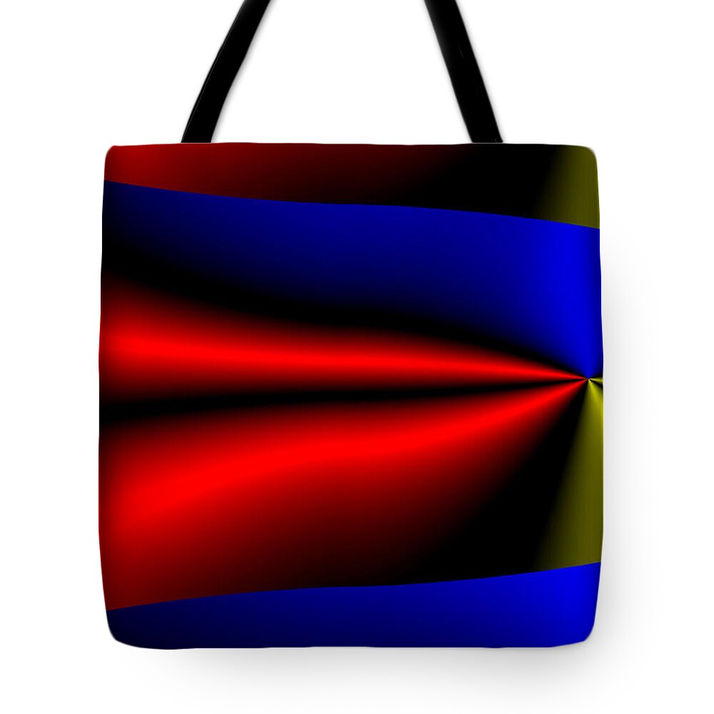 Primary Colors Tote Bag featuring the photograph Primary Folds by Kristin Elmquist