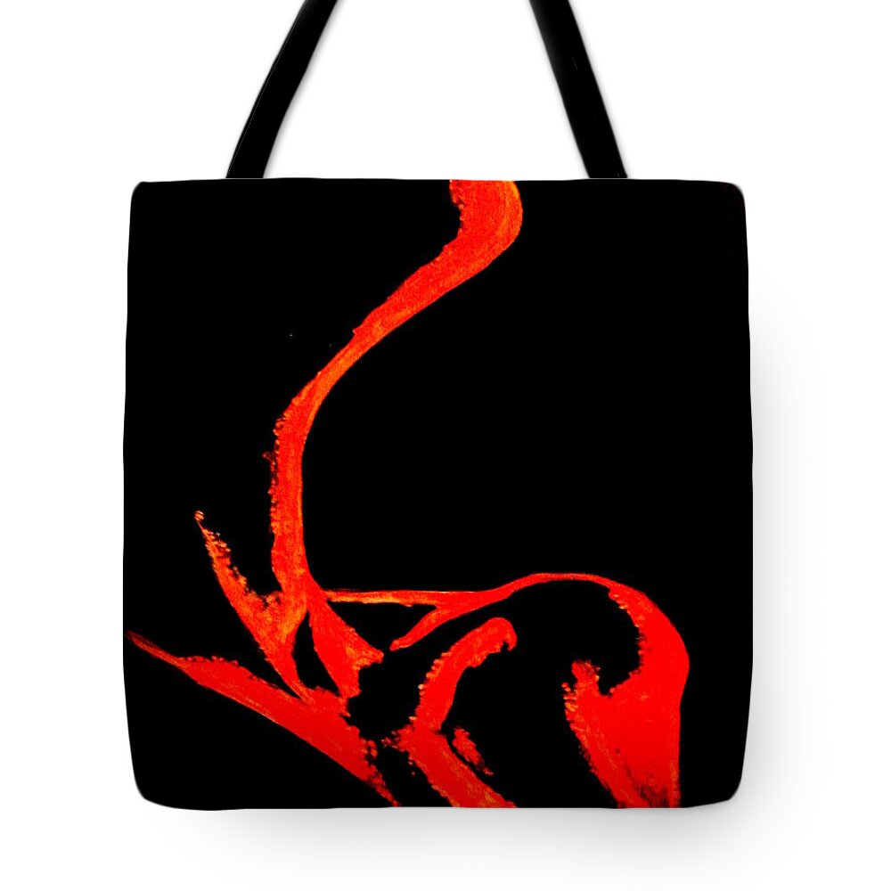 Rapture Tote Bag featuring the painting Rapture by Jason Reinhardt
