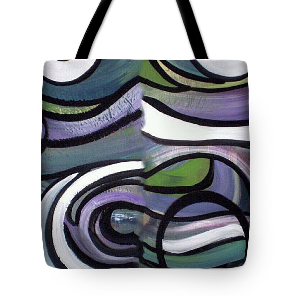 Mind Tote Bag featuring the painting Rational Decisions by Kelly M Turner