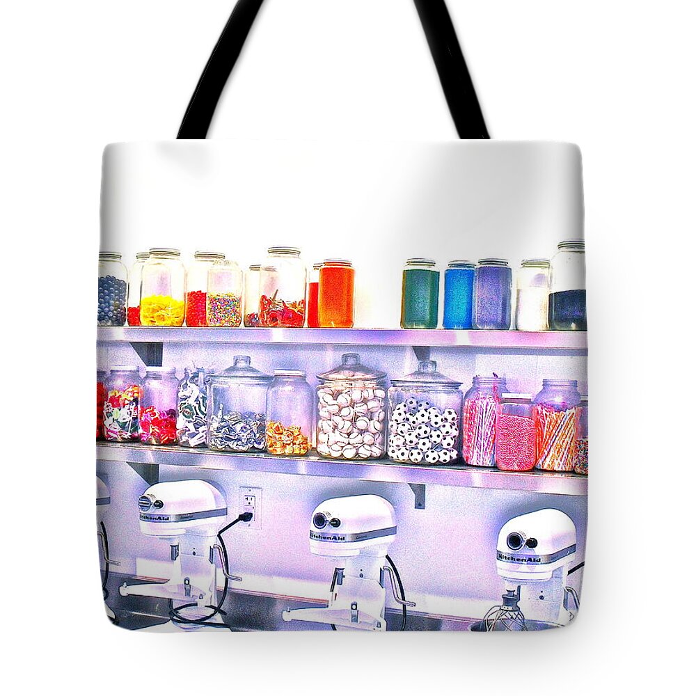 Candy Tote Bag featuring the photograph Ready by Beth Saffer