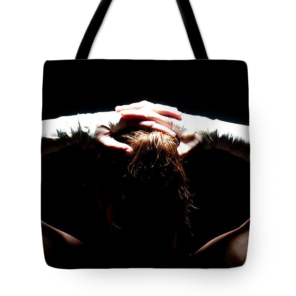 Post Exercise Tote Bag featuring the photograph Recovering by Scott Sawyer