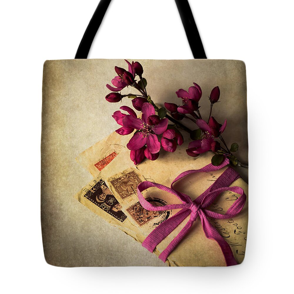 Vintage Letters Tote Bag featuring the photograph Reminders of You by Jan Bickerton