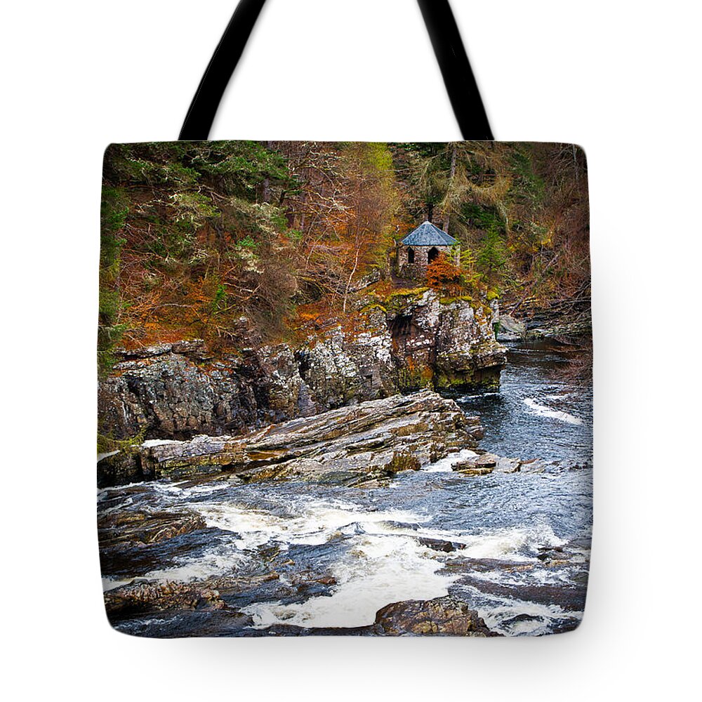 Scotland Tote Bag featuring the photograph River of Falls by Chris Boulton