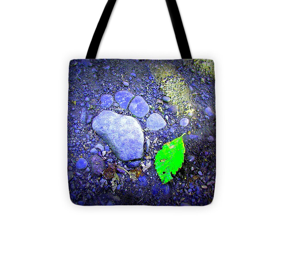 Rocks Tote Bag featuring the photograph Rock Paw by Lisa Rose Musselwhite