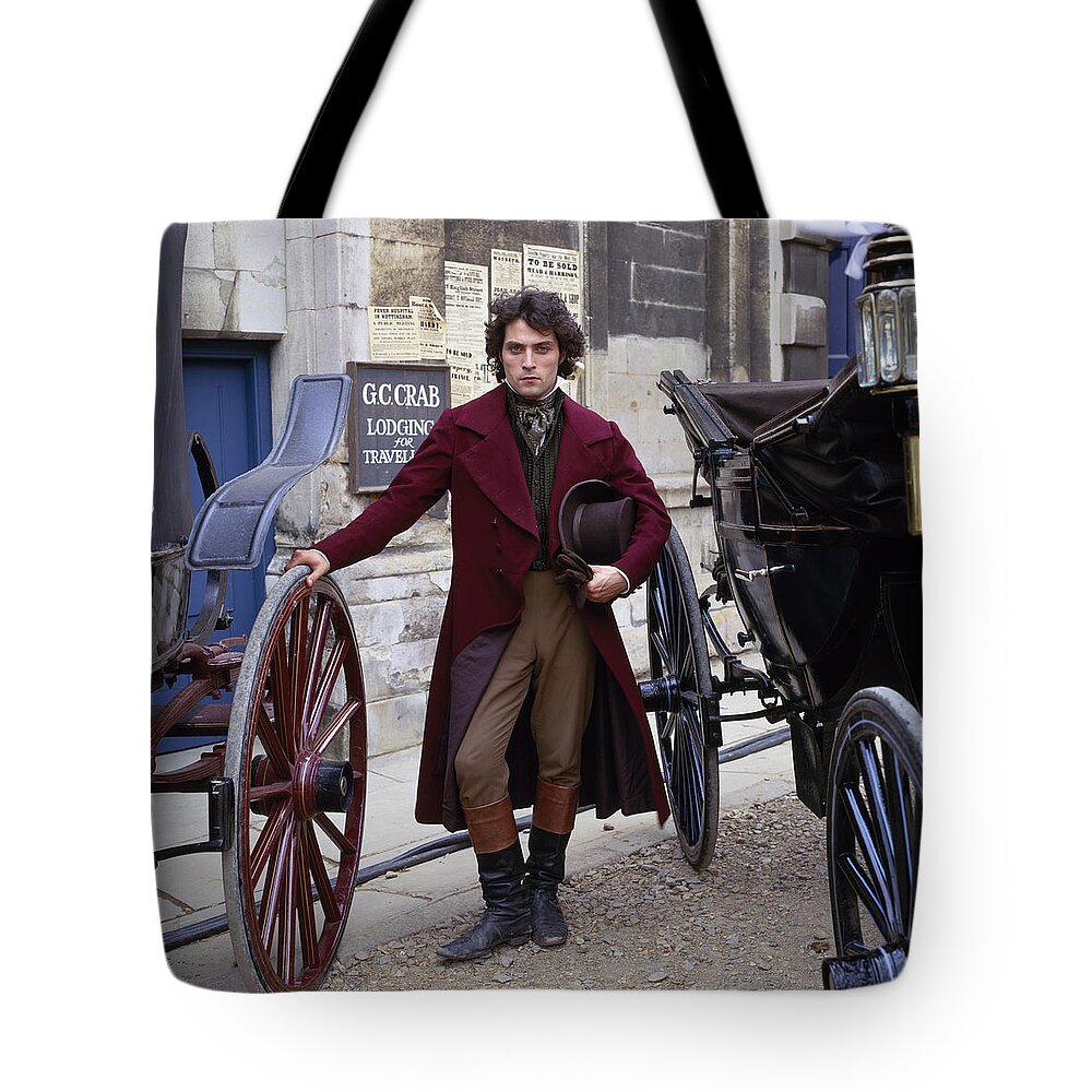 Rufus Sewell Tote Bag featuring the photograph Rufus Sewell by Shaun Higson