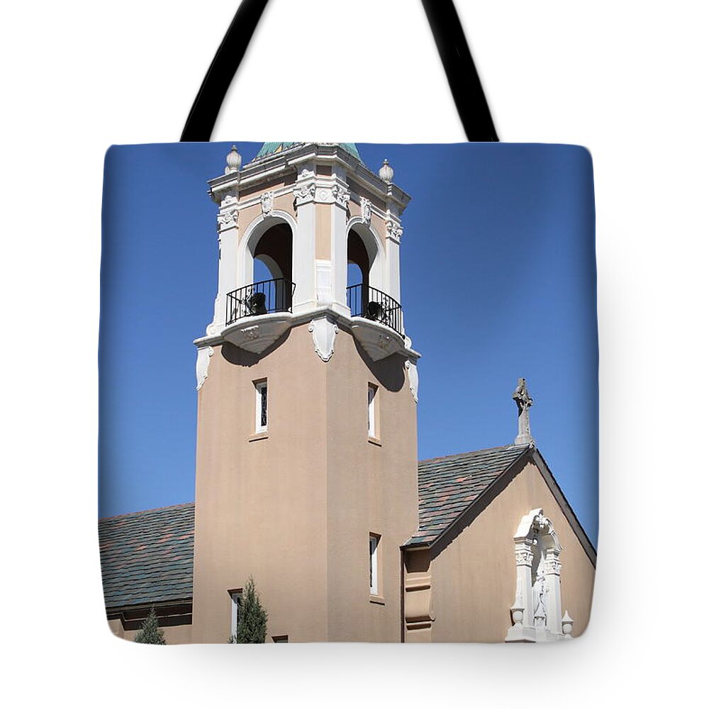 Bay Area Tote Bag featuring the photograph Saint Patrick's Church - Larkspur California - 5D18550 by Wingsdomain Art and Photography