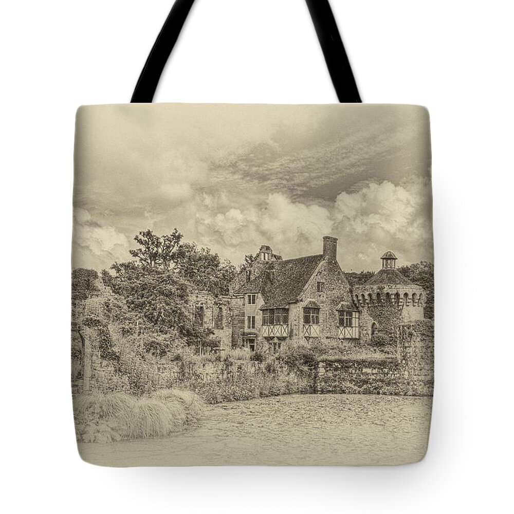 Scotney Castle Tote Bag featuring the photograph Scotney Castle 2 by Chris Thaxter