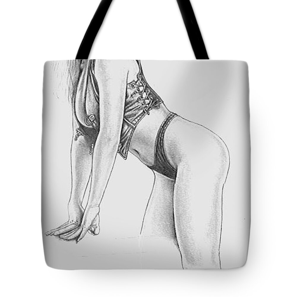 Sexy Girl Tote Bag by John Balestrino - Fine Art America