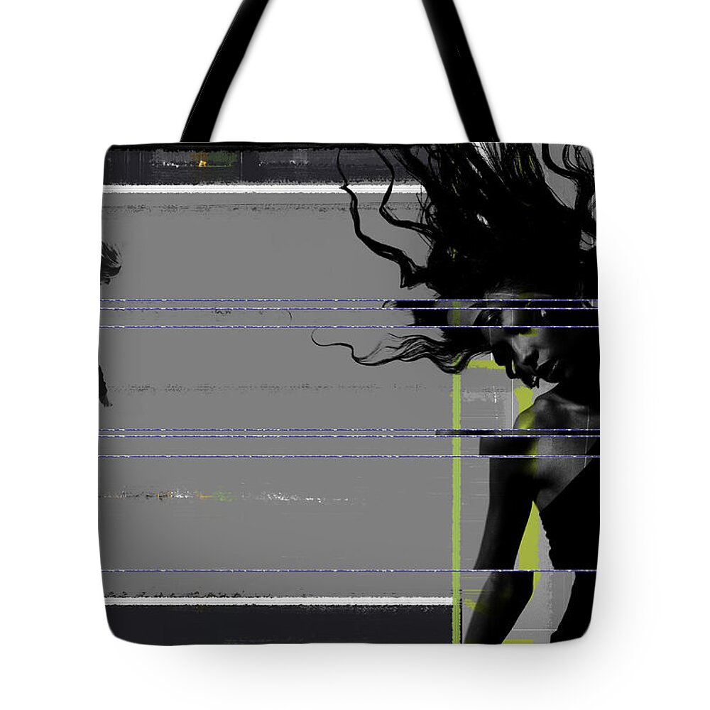 Dancing Tote Bag featuring the photograph Shuttered Glass by Naxart Studio