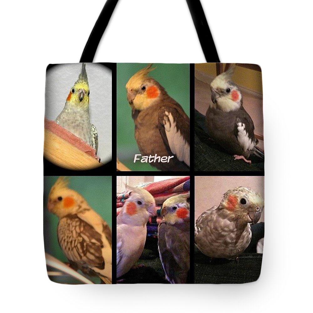 Petstagram Tote Bag featuring the photograph Simon (top Center And Bottom Center by Anna Porter
