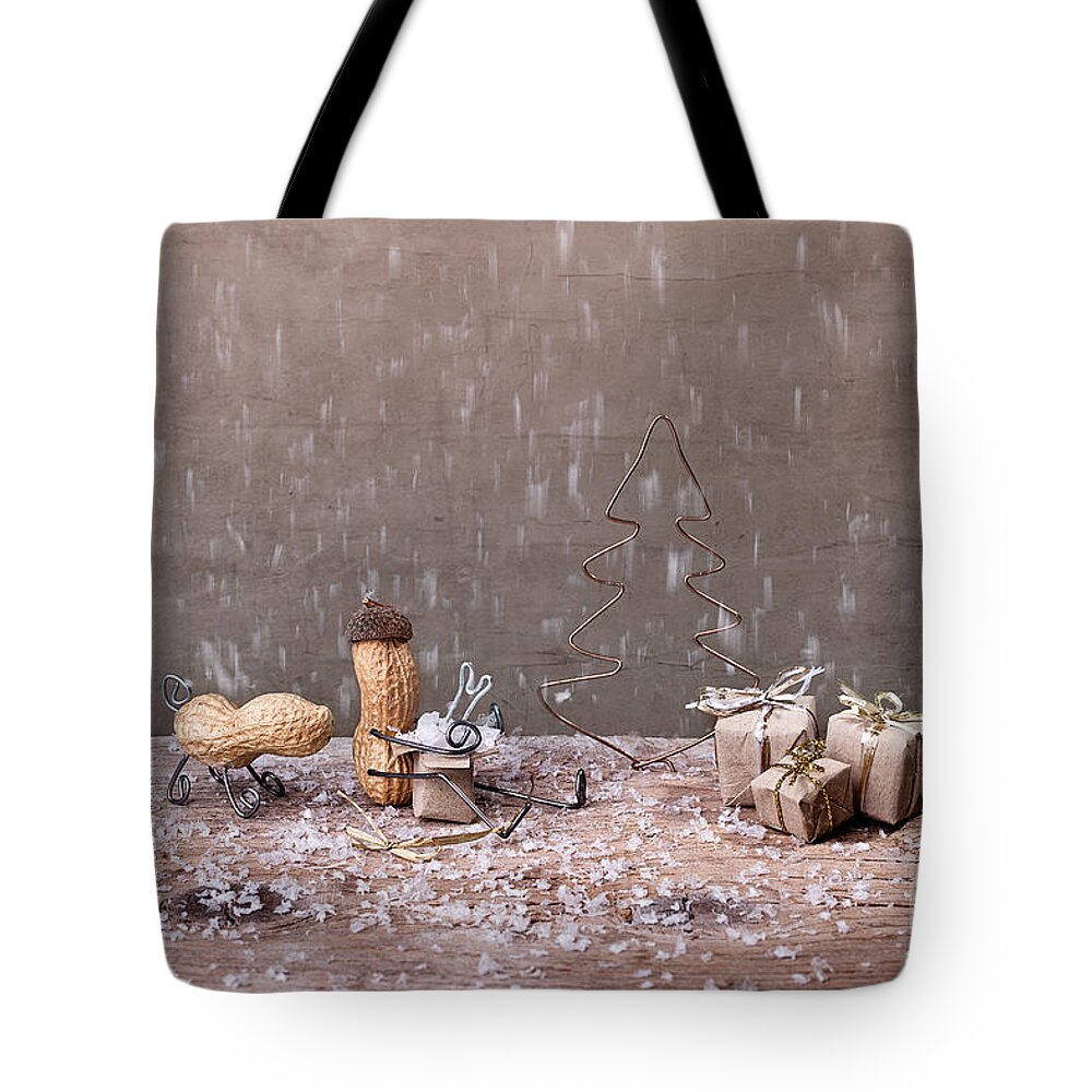 Peanut Tote Bag featuring the photograph Simple Things - Christmas 07 by Nailia Schwarz