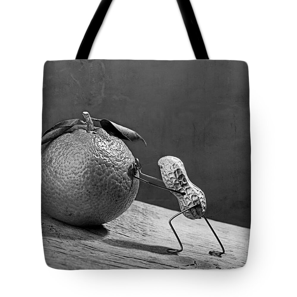 Peanut Tote Bag featuring the photograph Simple Things - Sisyphos 02 by Nailia Schwarz