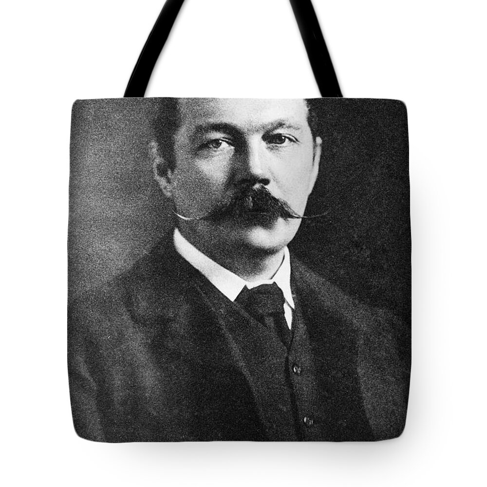 1900 Tote Bag featuring the photograph SIR ARTHUR CONAN DOYLE (1859-1930). British physician and writer. Photograph, c1900 by Granger