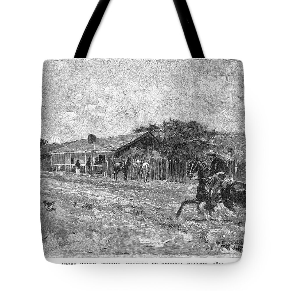 1834 Tote Bag featuring the photograph Sonoma, Calif., 1834 by Granger