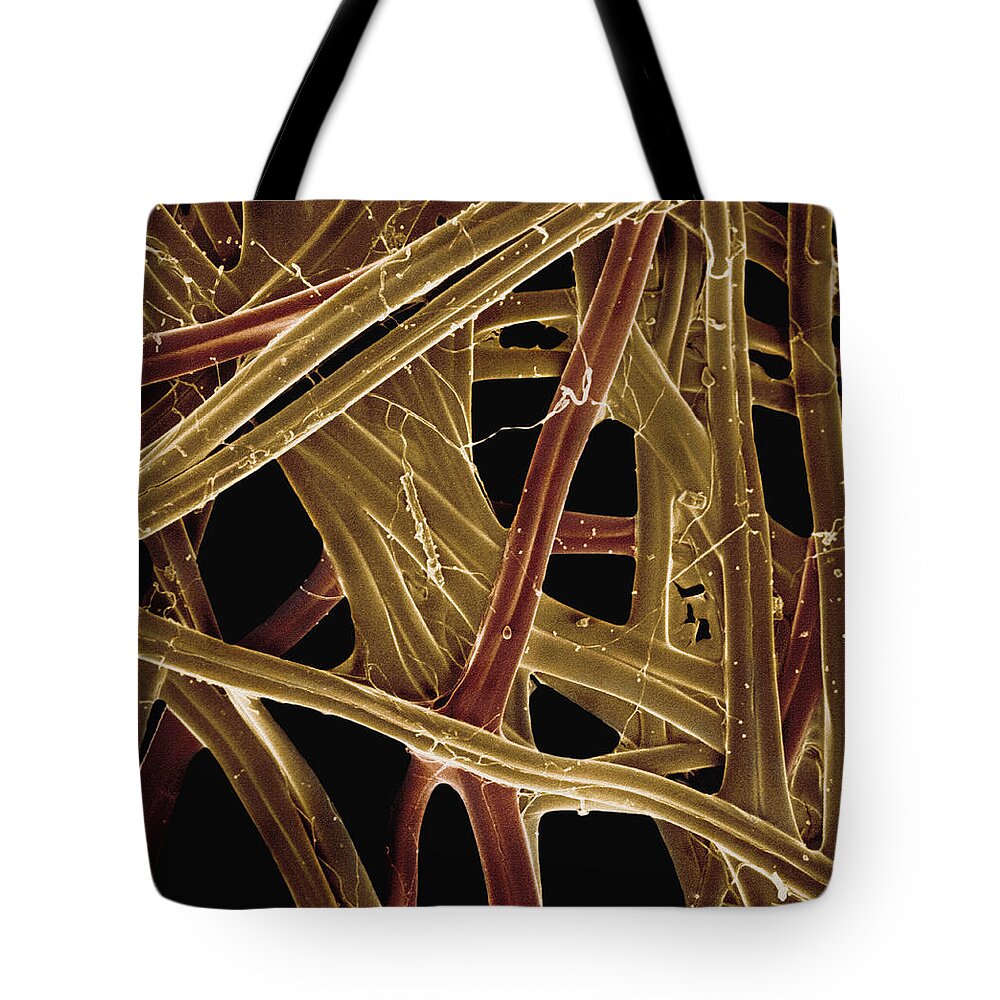 00780322 Tote Bag featuring the photograph Spanish Moon Moth Cocoon Fibers 105x by Albert Lleal