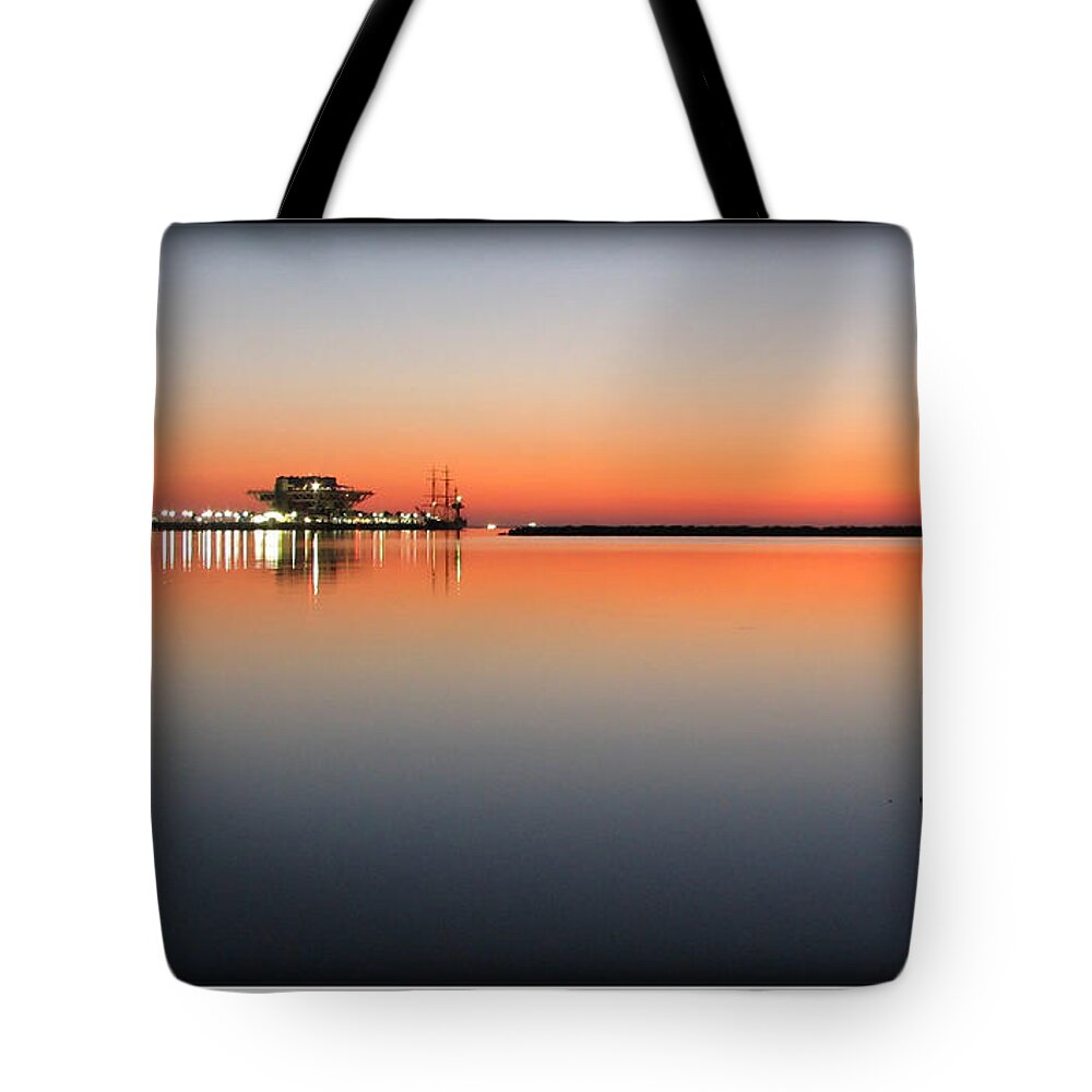 St Tote Bag featuring the photograph St. Pete Sunrise by Farol Tomson