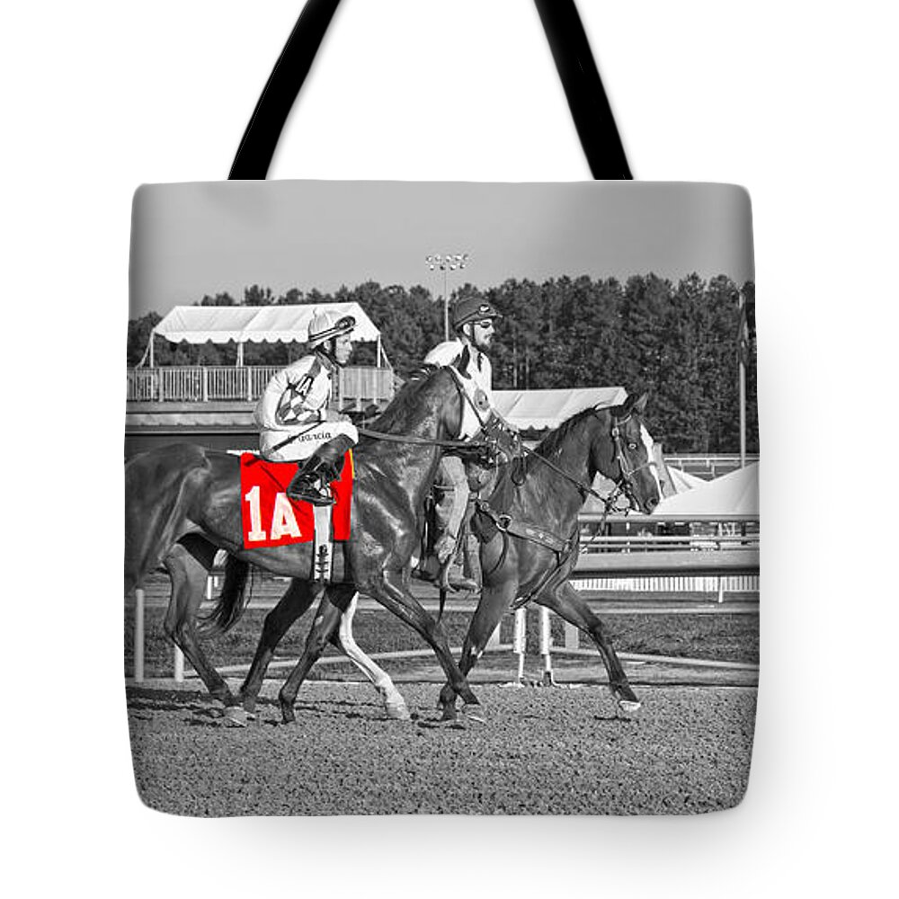 Horse Tote Bag featuring the photograph Standing Out by Betsy Knapp