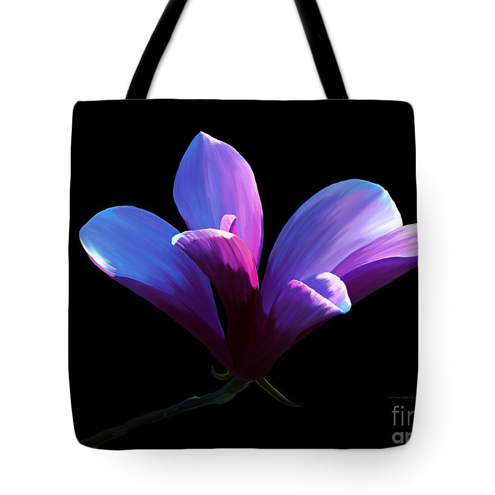 Fine Art Print Tote Bag featuring the painting Steel Magnolia by Patricia Griffin Brett