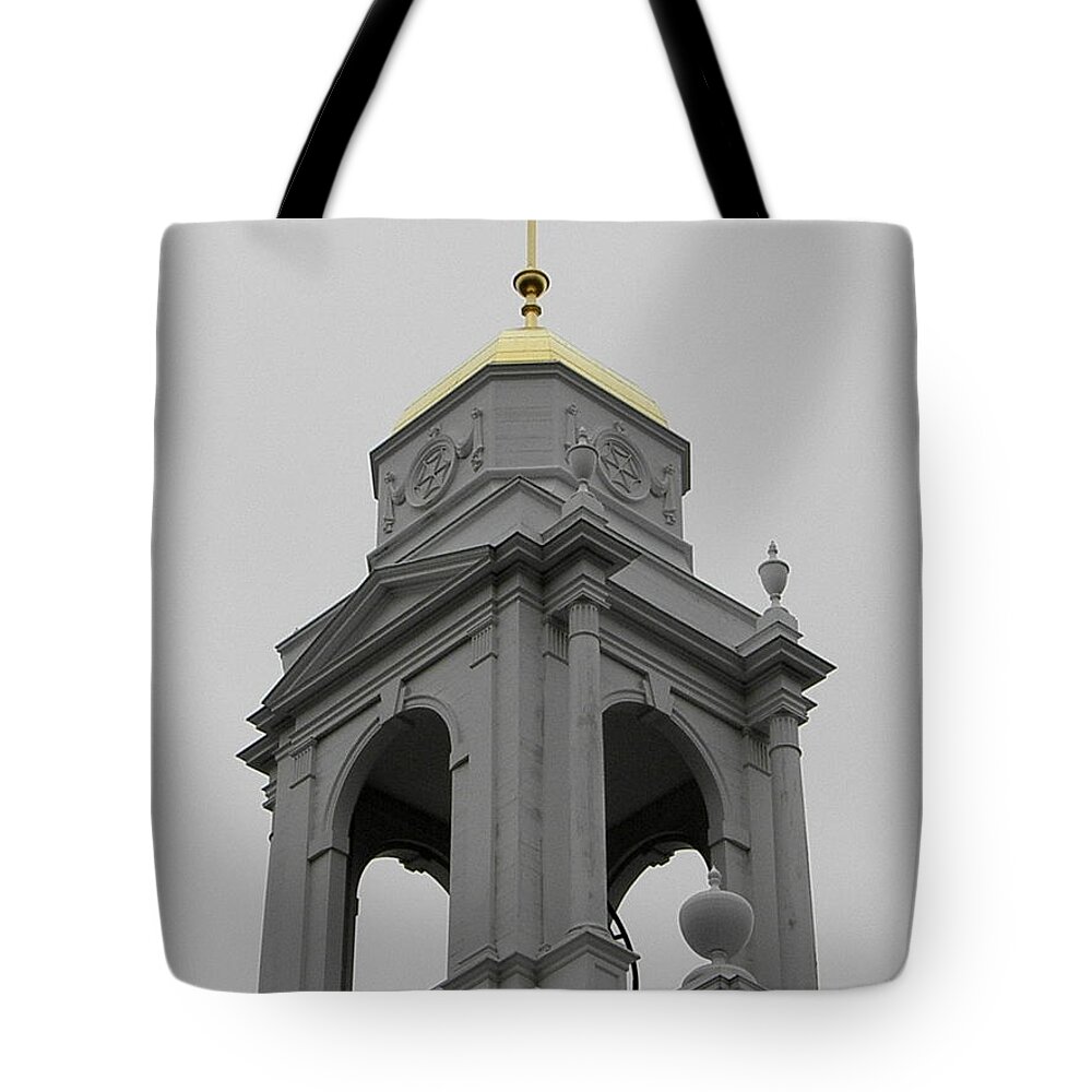 Steeple Tote Bag featuring the photograph Steeple Of Beauty by Kim Galluzzo